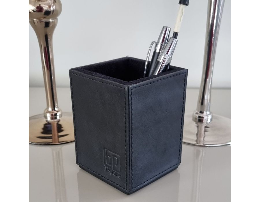 Porta Lápis WorkSpace - PRETO - Couro Legítimo