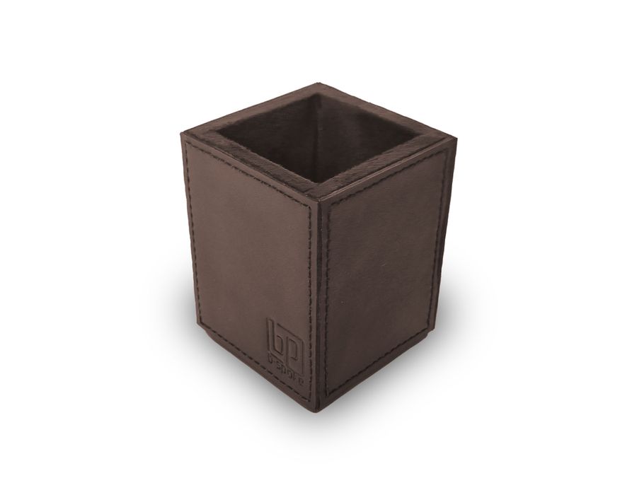Porta Lápis WorkSpace - TABACO - Couro Legítimo