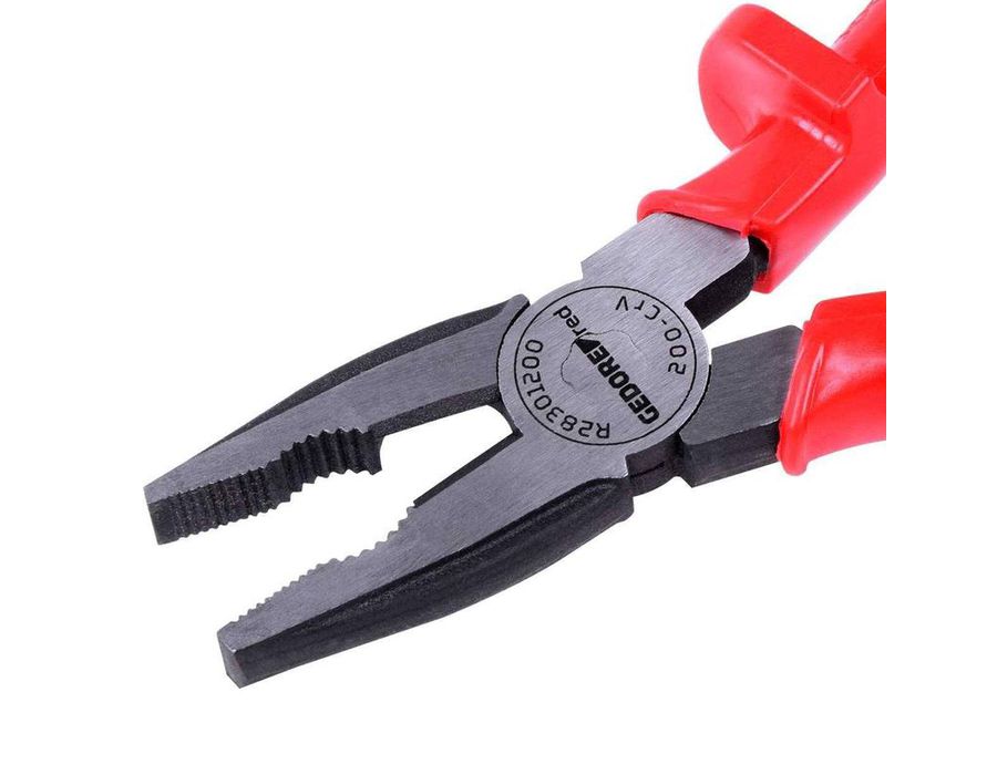 Alicate Universal 8 Polegadas Cromo Vanádio Gedore R28301200 1000V Cor Vermelho