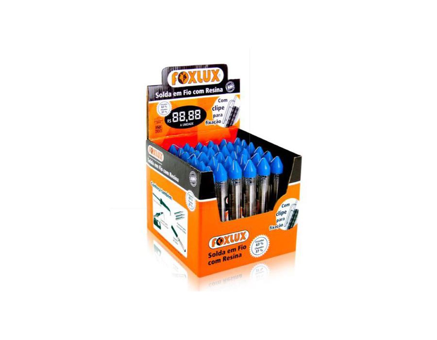 SOLDA ESTANHO TUBO FOXLUX