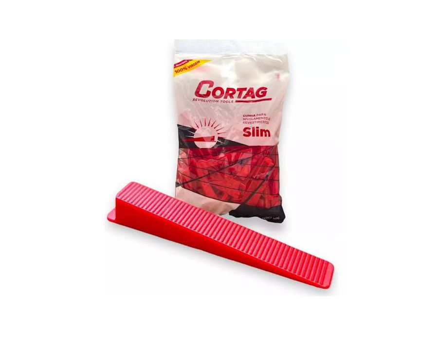 Cunha Para Nivelador Slim Cortag Pacote C/100 Unidades 