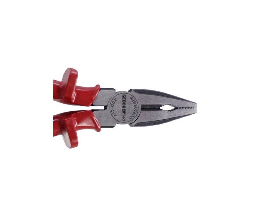 Alicate Universal 8 Polegadas Cromo Vanádio Gedore R28301200 1000V Cor Vermelho