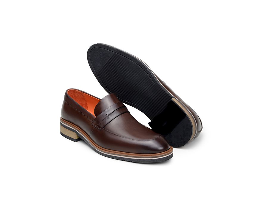 Sapato Cns Loafer Casual Masculino Tabaco Cns Cal Ados