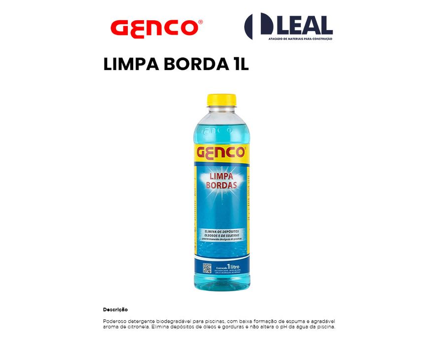LIMPA BORDA 1L GENCO Comercial Leal