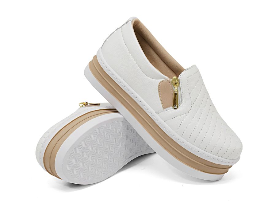 Kit 2 Pares Tênis Dk Calce Fácil Slip Preto e Rose