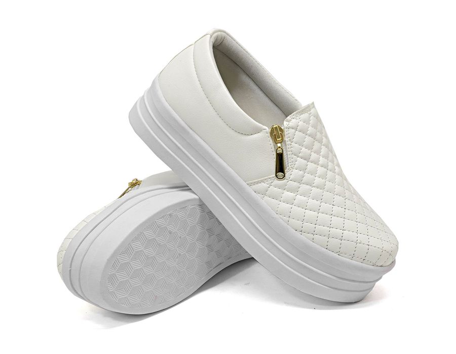 Slip On Matelasse Ziper Lateral DK Shoes 