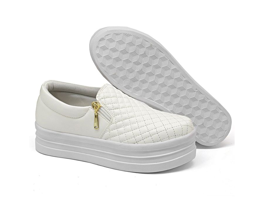 Slip On Matelasse Ziper Lateral DK Shoes 