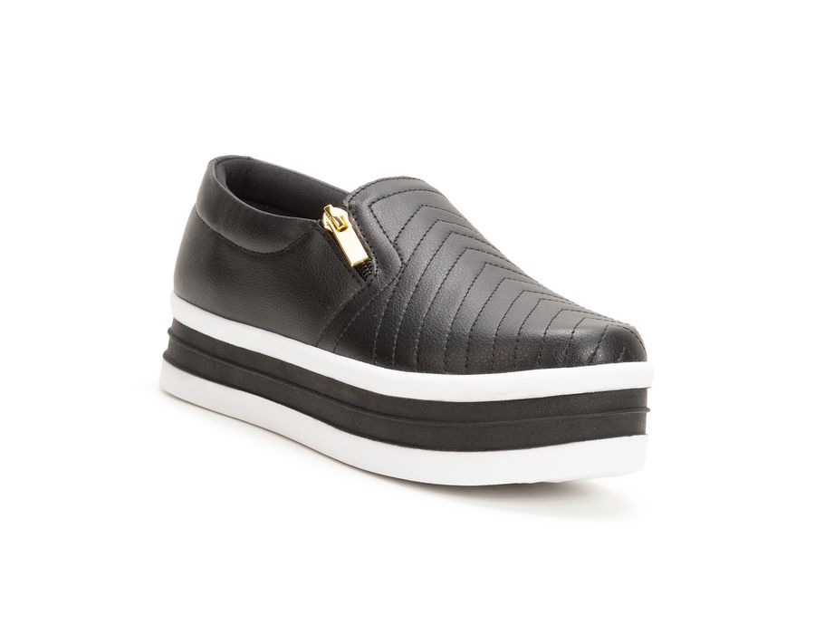 Kit 2 Pares Tênis Dk Nó Frontal e Zíper cost Plataforma