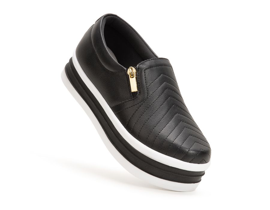 Kit 2 Pares Tênis Dk Nó Frontal e Zíper cost Plataforma