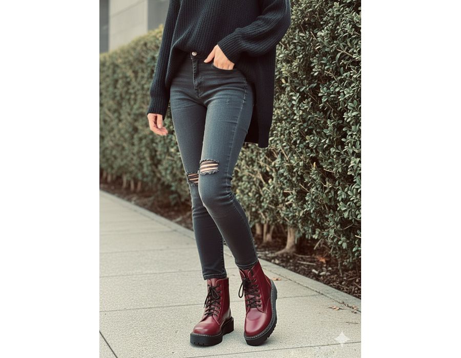 Coturno Botinha Tratorado Dk Shoes Cano Baixo Bordo