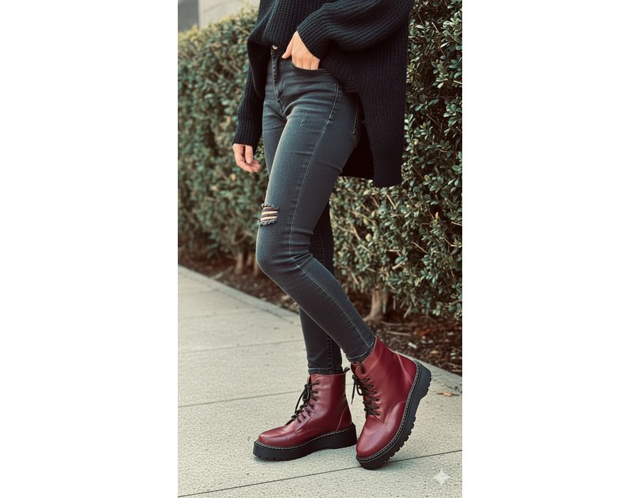 Coturno Botinha Tratorado Dk Shoes Cano Baixo Bordo