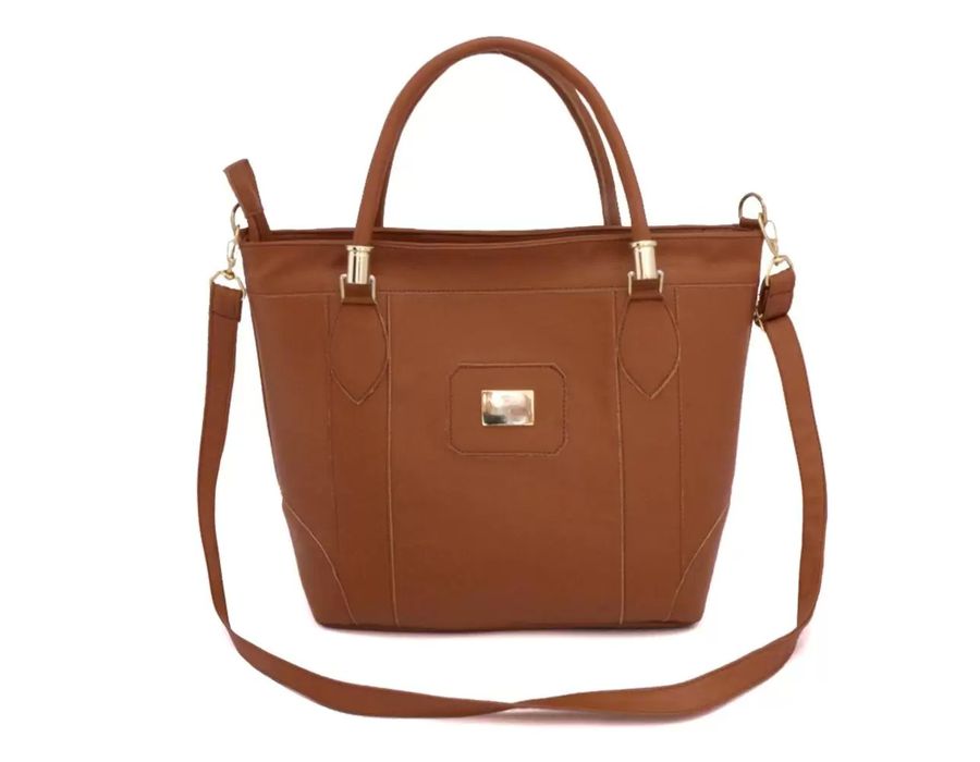 Bolsa Mão E Ombro Com Alça Transversal Dk Shoes Caramelo