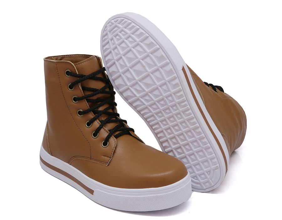 Botinha Pietra Cano Baixo Dk Shoes Caramelo