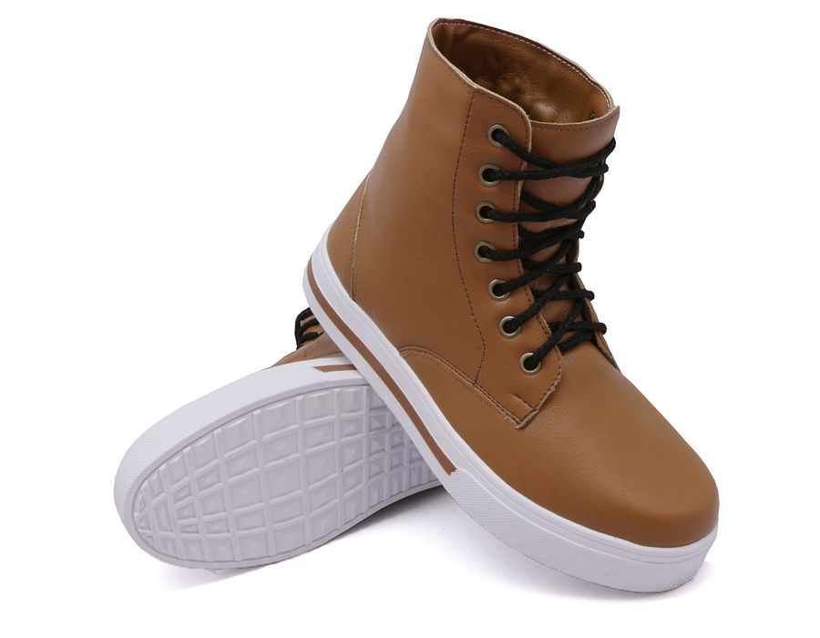 Botinha Pietra Cano Baixo Dk Shoes Caramelo