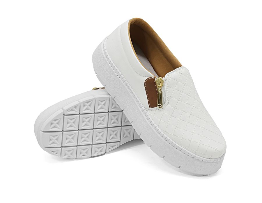 Tênis Branco Eloá Plataforma