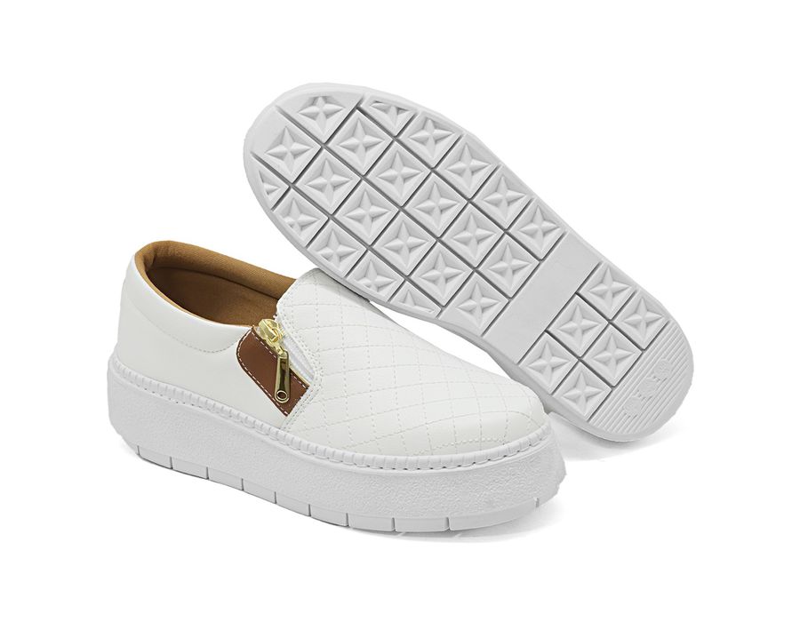 Tênis Branco Eloá Plataforma