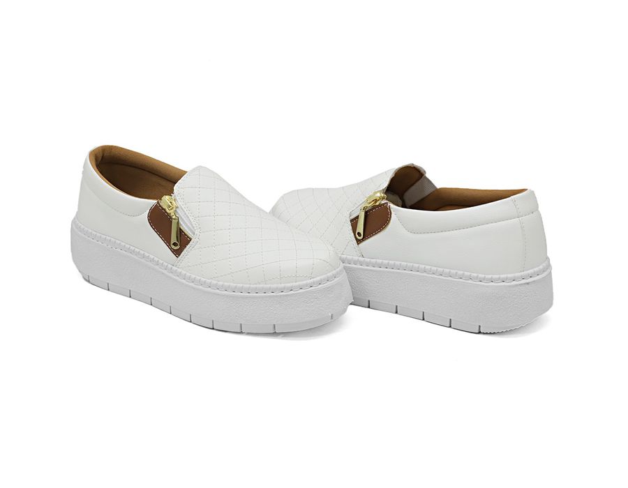 Tênis Branco Eloá Plataforma