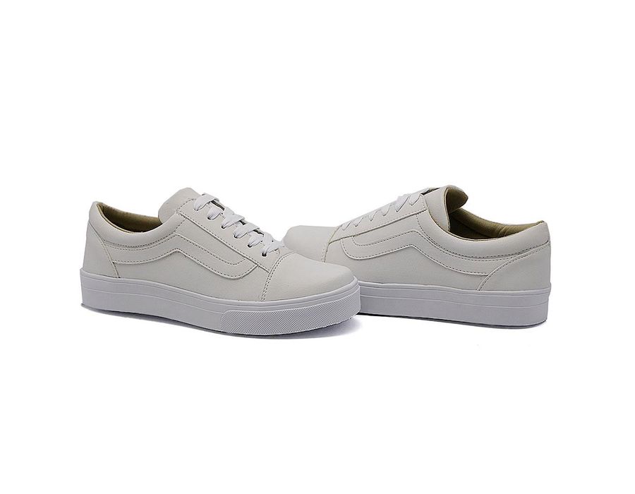 Tênis Casual Cadarço Detalhe Lateral DK Shoes Branco