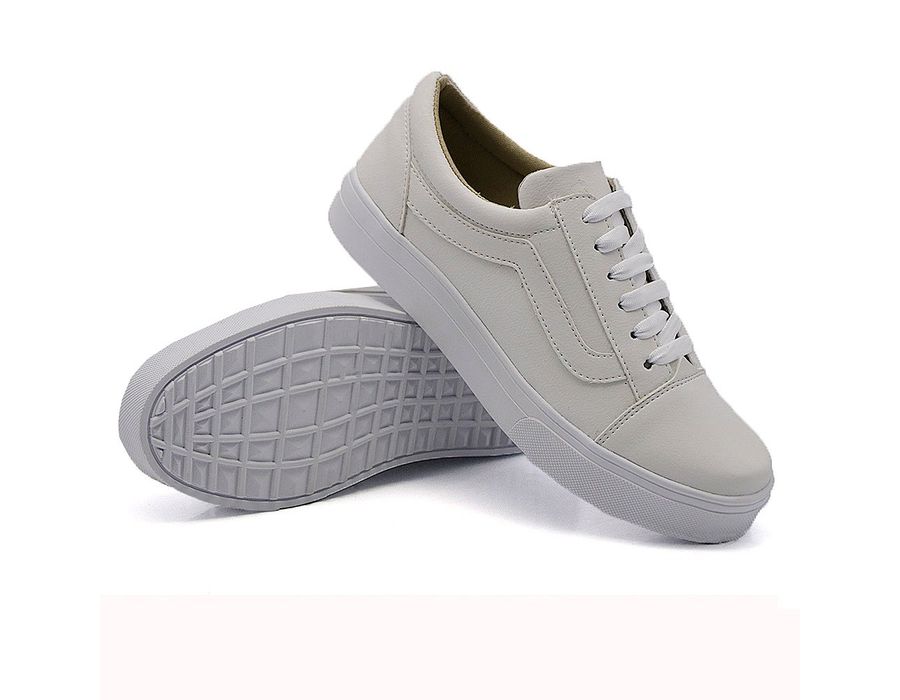 Tênis Casual Cadarço Detalhe Lateral DK Shoes Branco