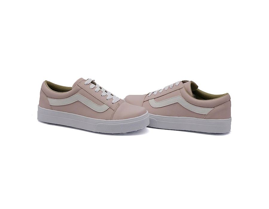Tênis Casual Cadarço Detalhe Lateral DK Shoes Rose