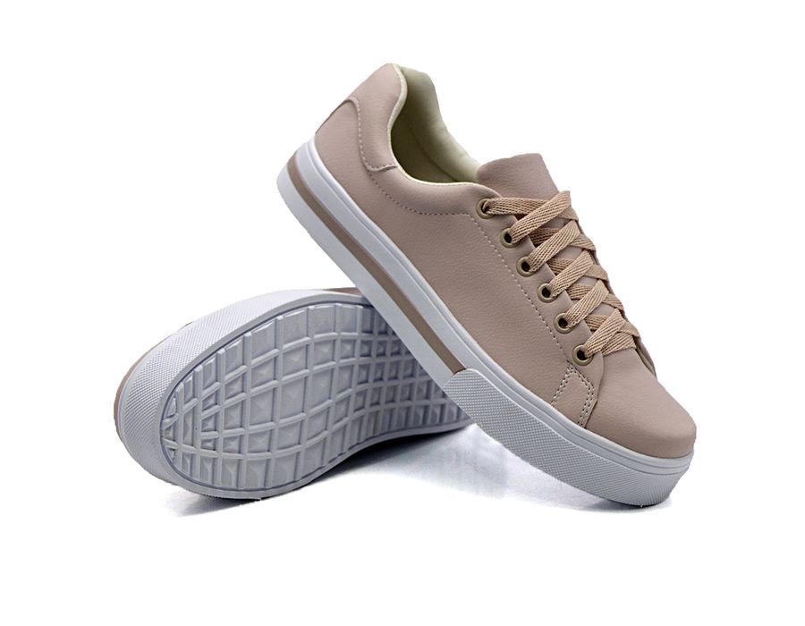 Tênis Casual Cadarço DK Shoes Rose
