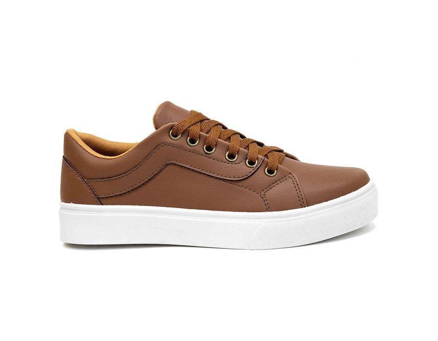 Tênis Casual Siena Dk Shoes Com Cadarço Marrom