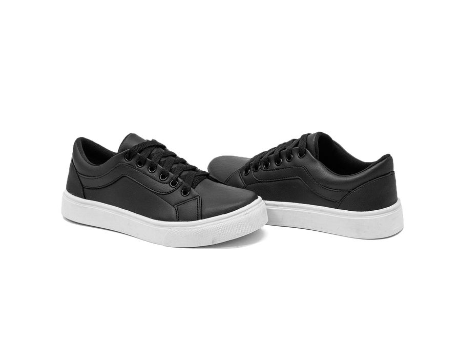 Tênis Casual Siena Dk Shoes Com Cadarço Preto