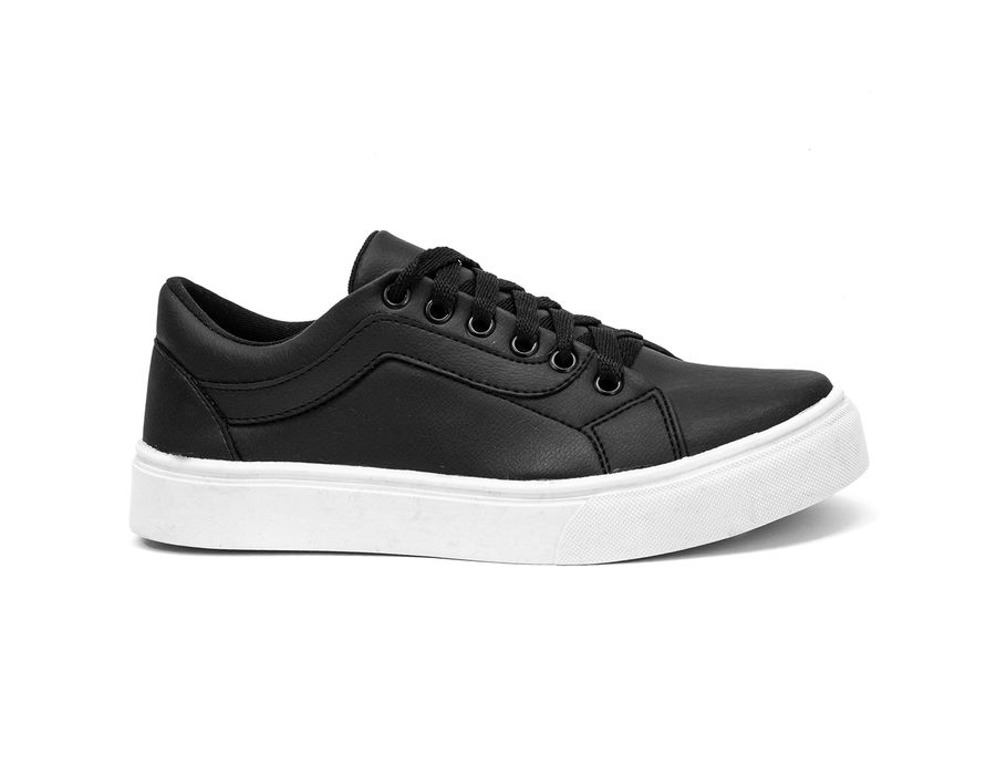 Tênis Casual Siena Dk Shoes Com Cadarço Preto