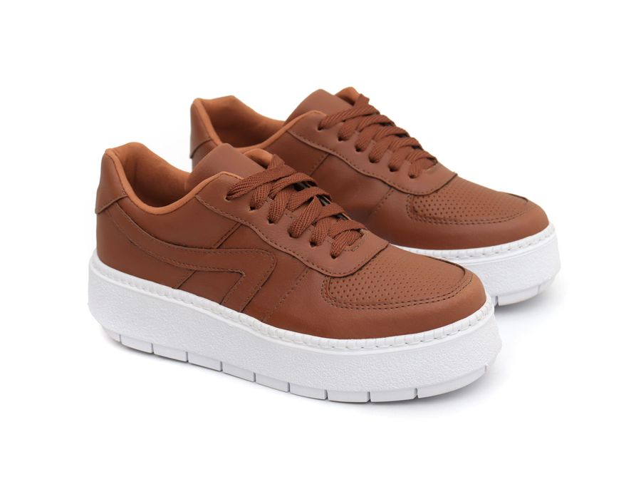 Tênis Casual Flat Form Amarrar Karen