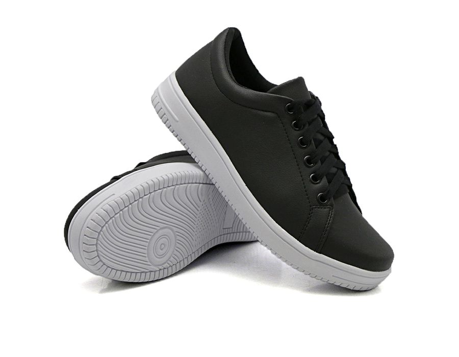 Tênis Casual Branco Siena Dk Shoes Preto