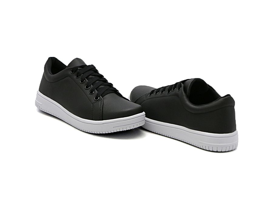 Tênis Casual Branco Siena Dk Shoes Preto