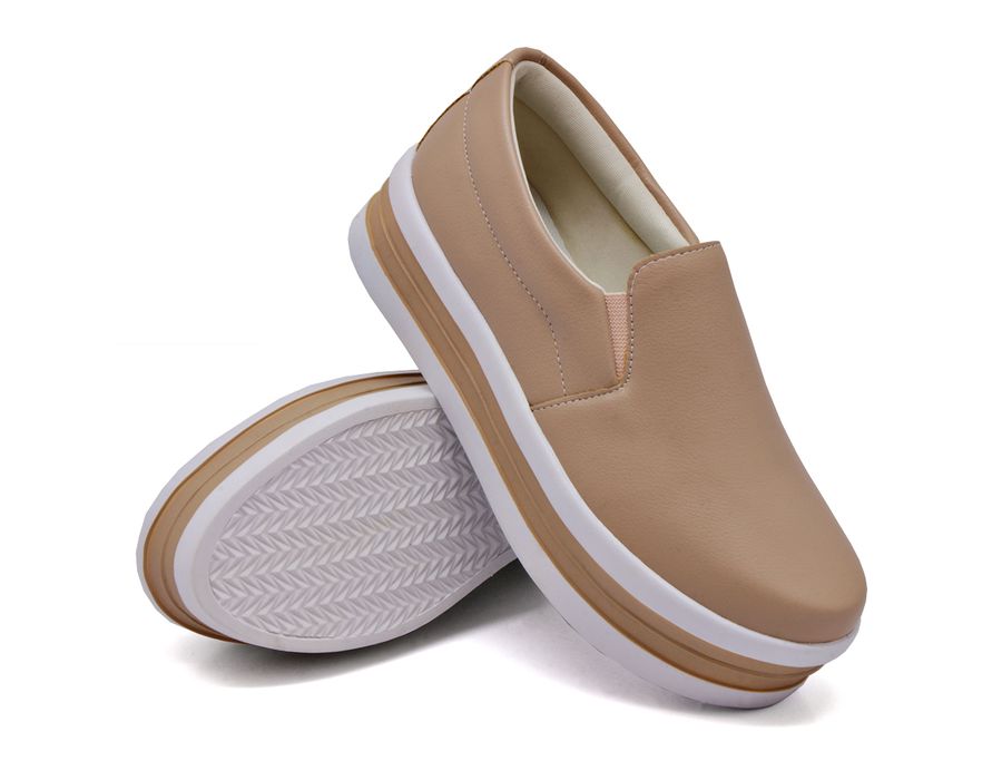 Tênis Dk Shoes Slip On Iate liso Rosê