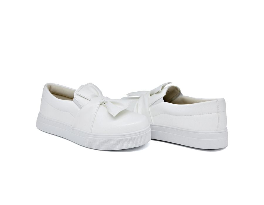 Tênis Iate Alpargata Slip On laço Dk Shoes Branco