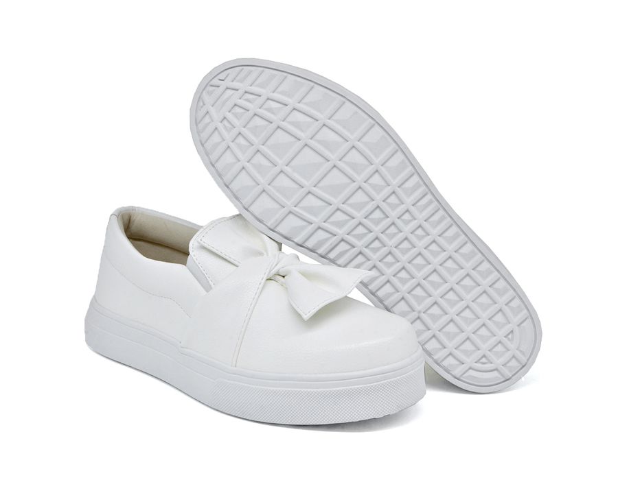 Tênis Iate Alpargata Slip On laço Dk Shoes Branco