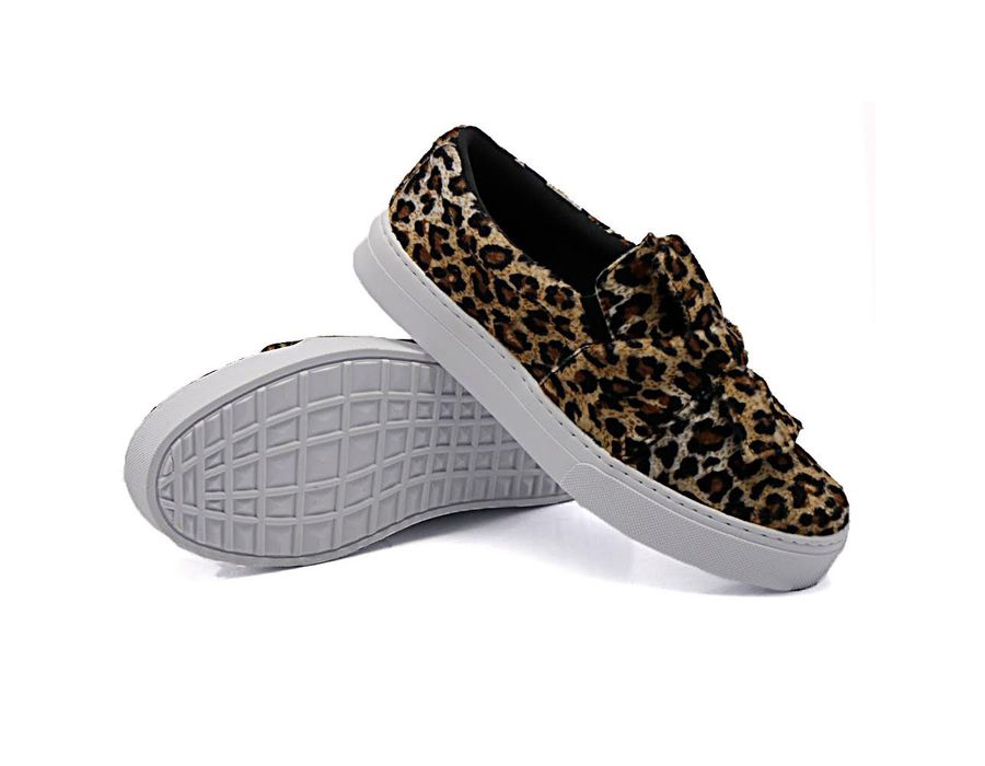 Tênis Iate Alpargata Slip On laço Dk Shoes Onça
