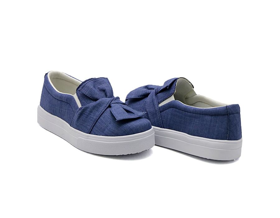Tênis Iate Alpargata Slip On laço Dk Shoes Jeans Claro