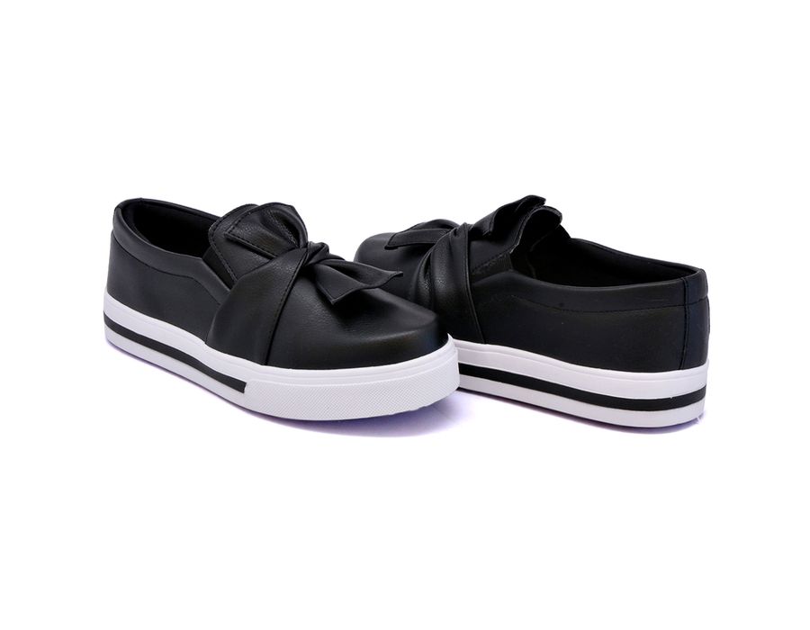 Tênis Iate Alpargata Slip On laço Dk Shoes Preto