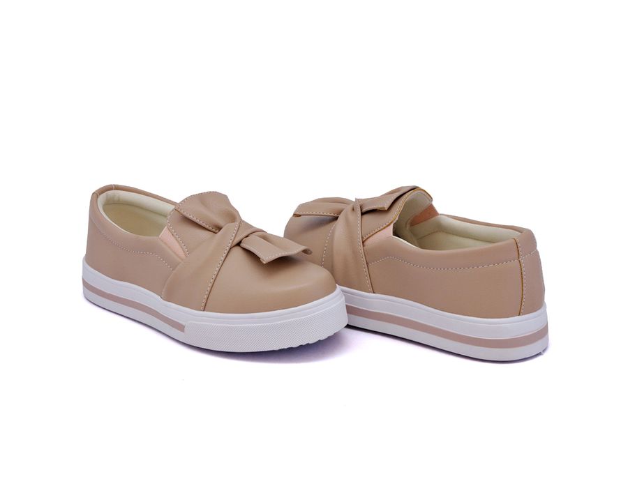 Tênis Iate Alpargata Slip On laço Dk Shoes Rosê