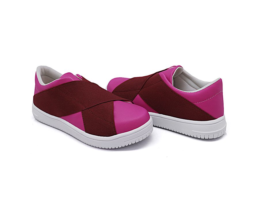 Tênis Siena Elástico Dk Shoes Rosa Pink