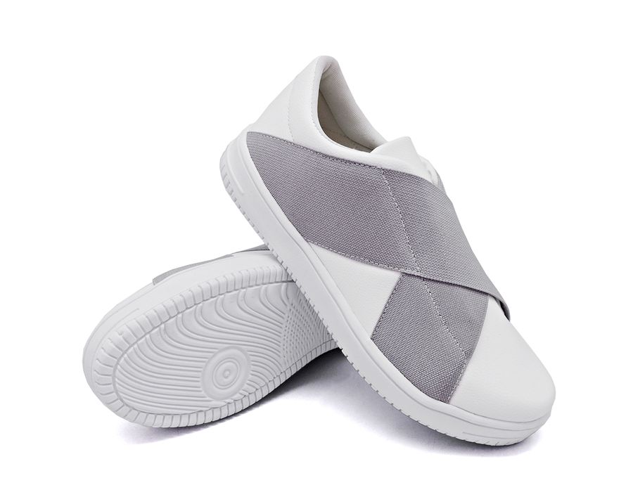 Tênis Siena Elástico Dk Shoes Branco Cinza