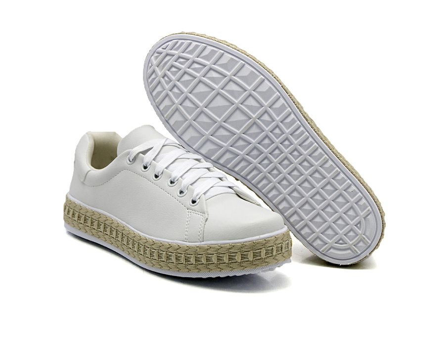 Tênis Liso Pietra Corda Dk Shoes Branco