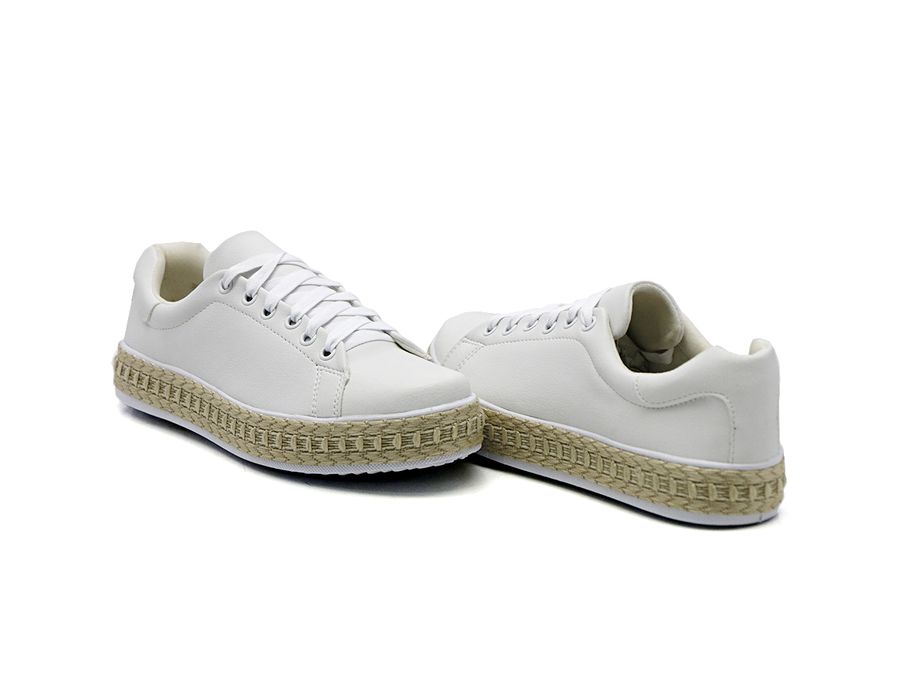 Tênis Liso Pietra Corda Dk Shoes Branco