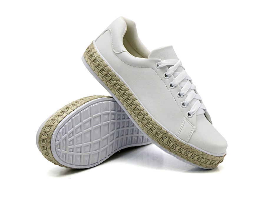 Tênis Liso Pietra Corda Dk Shoes Branco