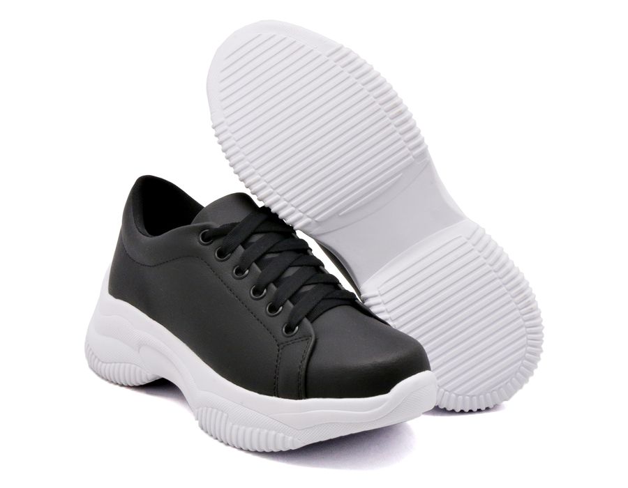 Tênis Siena Chunky Liso DK Shoes Lançamento Preto