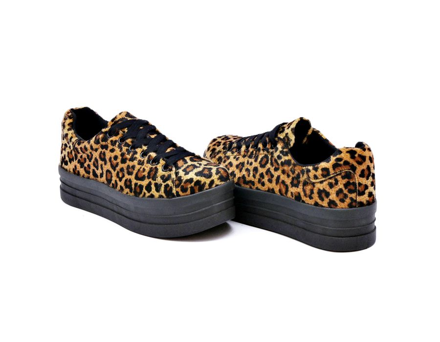 Tênis Meninas Casual Dk shoes Onça Flat Form Calçados Onça