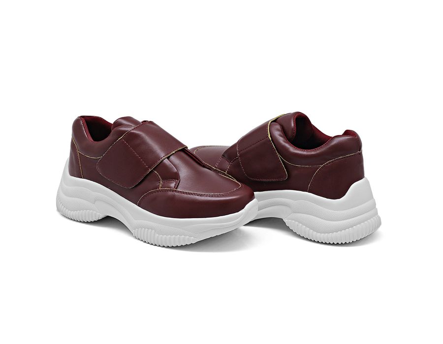 Tênis Chunky Casual Dk shoes Tira Auto Colante Bordo