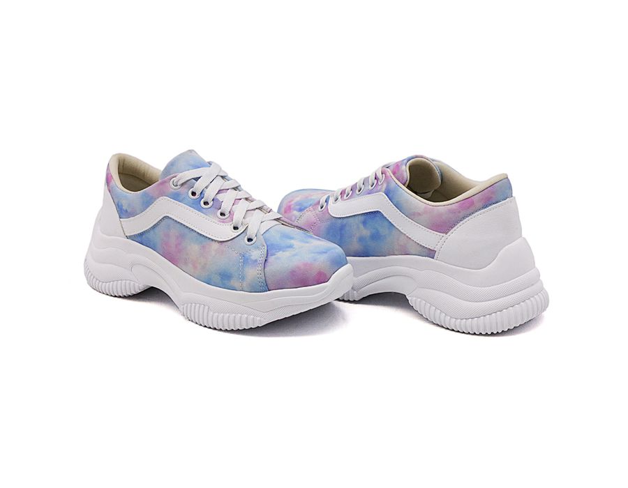 Tênis Casual Chunky com Cadarço DK Shoes TieDie