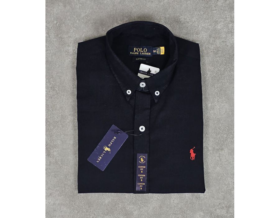 Ralph Lauren (Manga Curta) Azul Marinho