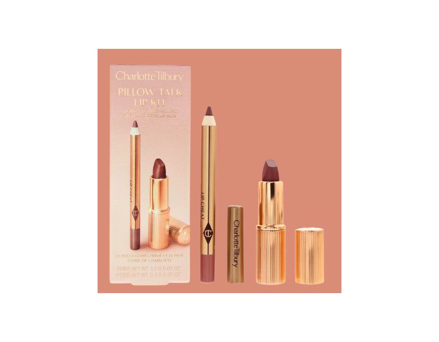 Mini Kit Lapis + Batom Charlotte Tilbury - Lip Cheat P.t / Kissing P.t