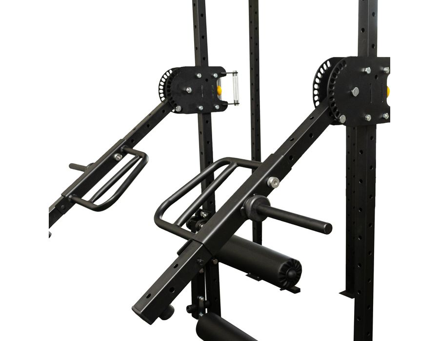 Gaiola Power Rack + Jammer Arms Braço Articulado + Jhook Equipamentos Line Fitness